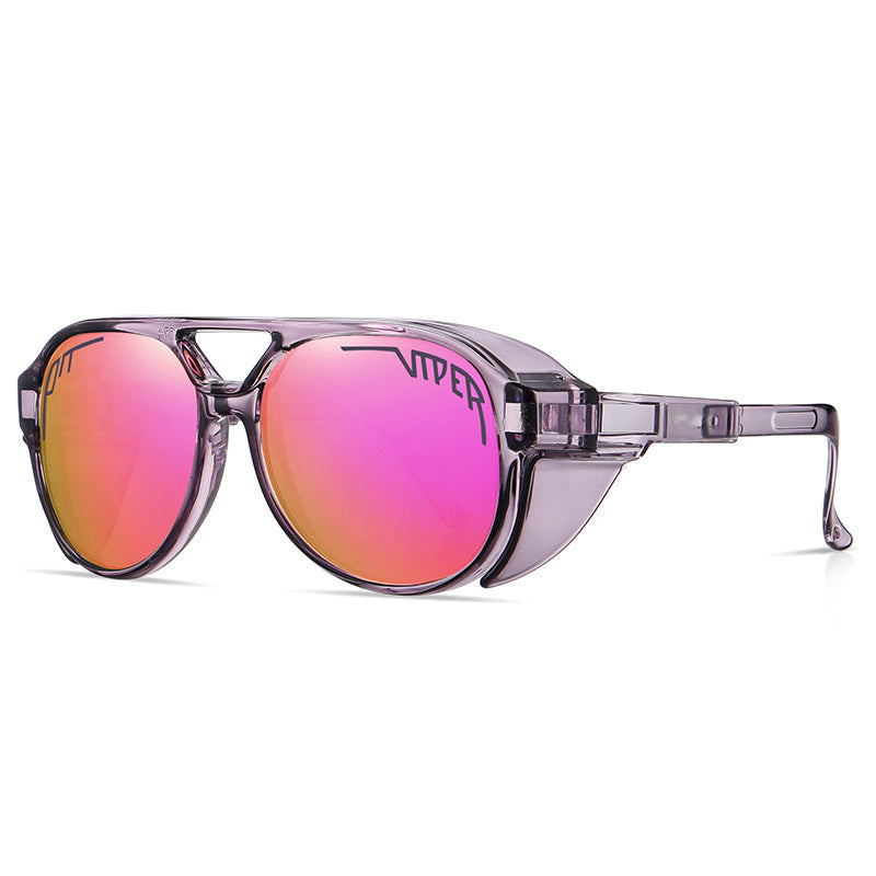 Wholesale PC Color Anti Glare Cycling Sunglasses